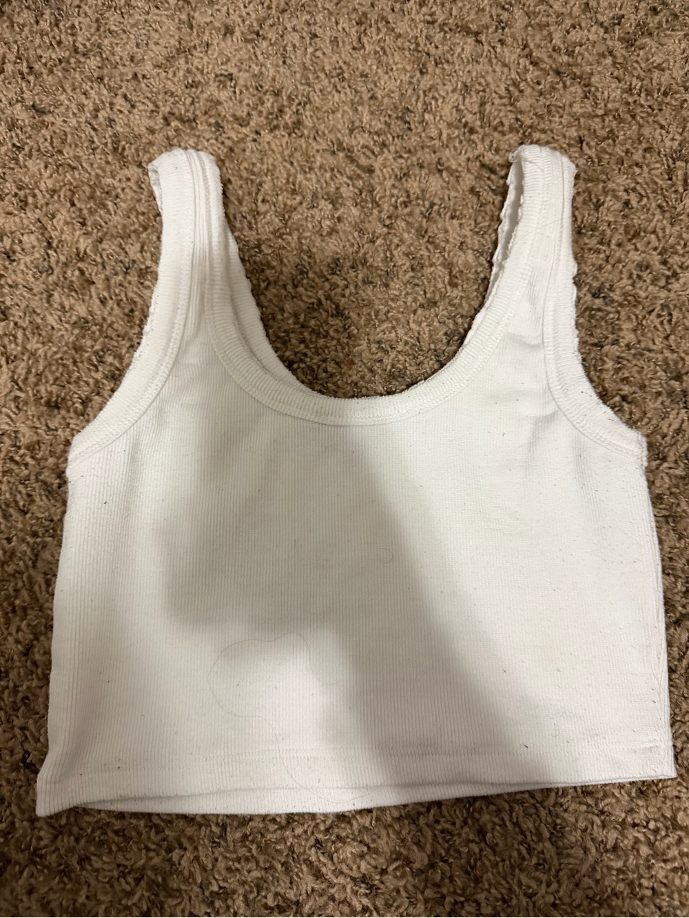 Signature8 White Ribbed Tank - Picture 3 of 3